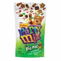 Friskies 57442 2.1 oz. Party Mix Picnic Crunch- Cat Treat