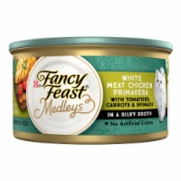 Purina Fancy Feast Medleys Wet Cat Food White Meat Chicken Primavera in Silky Broth Perspective: Main