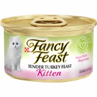 Purina Fancy Feast® Kitten Tender Turkey Feast Wet Cat Food Case Sale Perspective: Main
