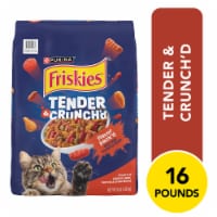 Purina Friskies Tender & Crunchy Combo Adult Dry Cat Food Chicken, Beef Flavors Perspective: Main