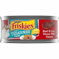 Friskies Tasty Treasures Beef & Liver Dinner Wet Cat Food