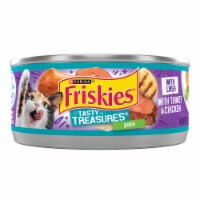 Purina Friskies Tasty Treasures Wet Cat Food Pate Turkey & Chicken Perspective: Main