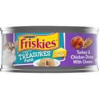 Friskies Tasty Treasures Turkey & Chicken Dinner Wet Cat Food Perspective: Main