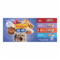Purina Friskies Savory Shreds Wet Cat Food Variety Pack Perspective: Main