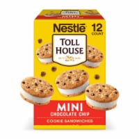 Nestle Toll House Mini Vanilla Chocolate Chip Cookie Sandwiches, 12 Count Perspective: Main