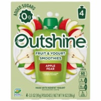 Outshine Fruit & Yogurt Vanilla Pear Smoothie Pouch Perspective: Main