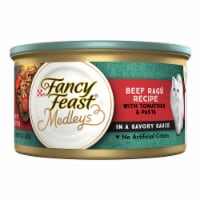 Purina Fancy Feast Medleys Wet Cat Food Beef Ragu Recipe in a Savory Sauce Perspective: Main