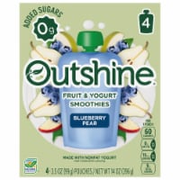 Outshine® Fruit & Yogurt Blueberry Pear Smoothie Pouch Perspective: Main