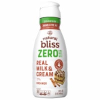 Nestle® Coffee Mate® Natural Bliss® Zero Added Sugar Cinnamon Coffee Cake Creamer Bottle Perspective: Main