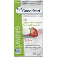 Gerber Good Start Strawberry Flavored Digestive & Immune Support Probiotic Tablets Perspective: Main