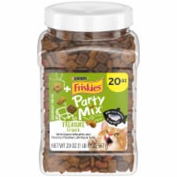 Friskies Party Mix Treasure Island Crunchy Cat Treats Perspective: Main