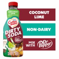 Coffee mate Dirty Soda Creamer Coconut Lime Flavored Liquid Creamer Mix with Dr Pepper Perspective: Main