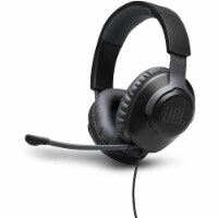 JBL QUANTUM100BK Quantum 100 - Wired Over-Ear Gaming Headphones