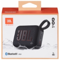 JBL Go4 Waterproof Wireless Bluetooth Speaker - BLACK Perspective: Main
