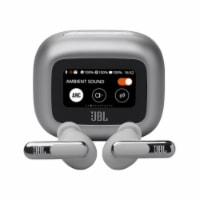 JBL Live Beam 3 Noise Cancelling Headphones - Silver Perspective: Main