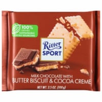Ritter Sport Milk Chocolate with Butter Biscuit Cookie