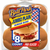 Ball Park Jumbo Plain Burger Buns Perspective: Main