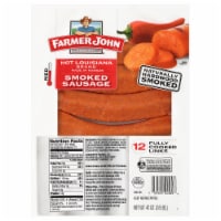 Farmer John Hot Louisiana Smoked Sausage Links Perspective: Main