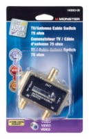 Monster Cable Just Hook It Up TV Antenna Cable Switch 1 pk - Total Qty: 1
