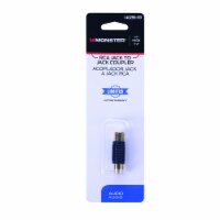 Monster Just Hook It Up Audio Coupler 1 pk - Total Qty: 1; Each Pack Qty: 1