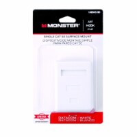 Monster Just Hook It Up Surface Mount Housing CAT 5E - Total Qty: 1