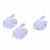Monster Cable Just Hook It Up Telephone Rj11 Modular Crimp Plug Connectors - Total Qty: 6;