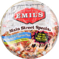 Emil's Main Street Special Deluxe Sausage & Pepperoni Pizza Perspective: Main