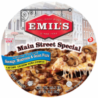 Emil's Main Street Special Sausage Mushroom & Onion Pizza Perspective: Main