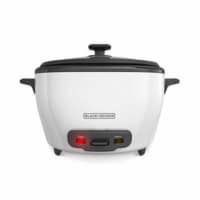 Applica Black-Decker 28-Cup Rice Cooker, White Out