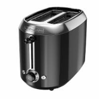 BLACK + DECKER 2 Slice Toaster - Black Perspective: Main