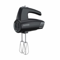 Black+Decker Black/Silver 5 speed Hand Mixer - Total Qty: 1