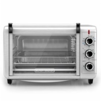 Black Decker 4 Slice Toaster Oven, Silver - Stainless Steel, 1 - Kroger