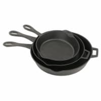 Bayou Classic 7405 3 Piece Skillet Set - 10, 12 & 14 in.