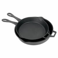 Bayou Classic 7453 2 Piece Skillet Set - 12 & 14 in.
