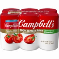 Campbell's® 100% Tomato Juice  Can Perspective: Main