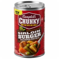 Campbell’s® Chunky® Sirloin Burger With Country Vegetable Beef Soup