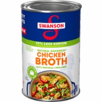Swanson® Natural Goodness 33% Less Sodium Chicken Broth Perspective: Main