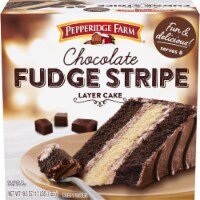 Pepperidge Farm Frozen Chocolate Fudge Stripe Layer Cake Perspective: Main