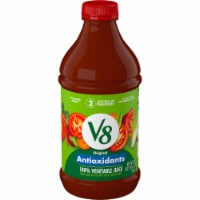 V8® Essential Antioxidants Original 100% Vegetable Juice Bottle Perspective: Main