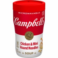Campbell's® Sipping Soup Chicken & Mini Round Noodle Soup Microwavable Cup