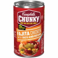 Campbell's Chunky Fajita Chicken with Rice and Beans Soup Perspective: Main