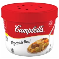 Campbell's Vegetable Beef Microwavable Condensed Soup Perspective: Main