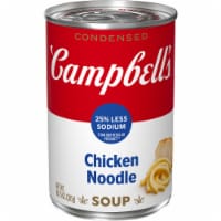 Campbell's® Condensed 25% Less Sodium Chicken Noodle Soup Perspective: Main