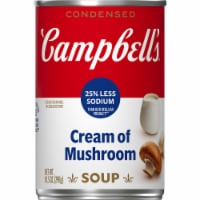 Campbell's® Condensed 25% Less Sodium Cream of Mushroom Soup