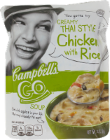 Campbell's GO Creamy Thai Style Chicken Rice Soup Perspective: Main