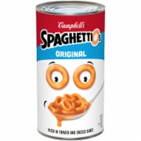 Campbell S Spaghettios Pasta In Tomato And Cheese Sauce 22 4 Oz Baker S