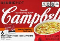 Campbells Homestyle Chicken Broth and Noodle Mix Broth K Cup Pods Noodle Packets 6 ct Kroger
