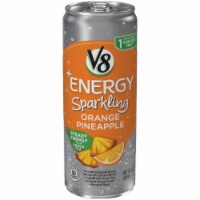 V8 + Energy® Sparkling Orange Pineapple Energy Drink Perspective: Main