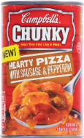 Campbell's Chunky Heart Pizza With Pepperoni and Sausage Soup Perspective: Main