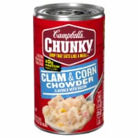Campbell's Chunky Clam and Corn Chowder with Bacon